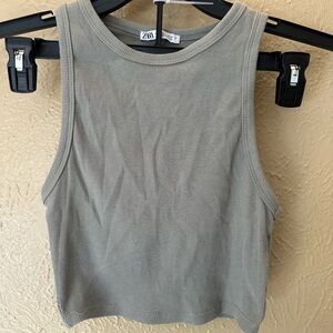 Zara Ribbed Tank Top